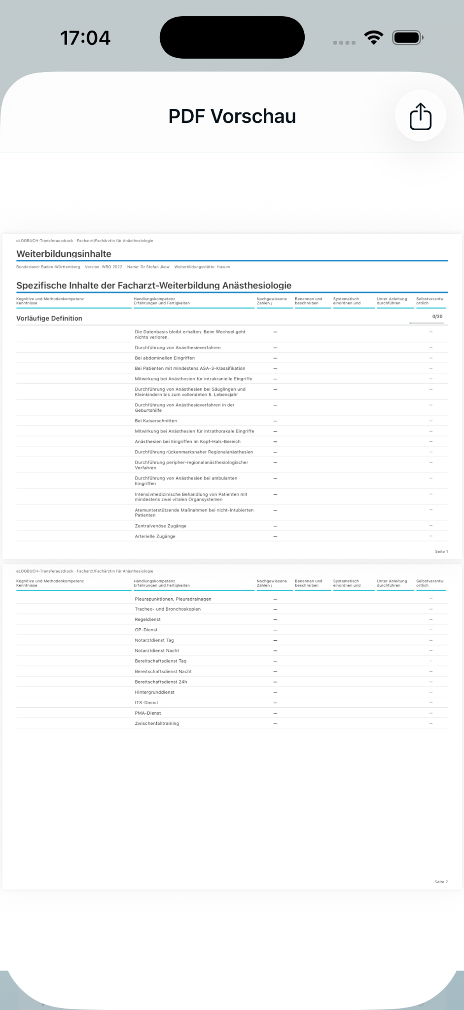 PDF-Vorschau der Weiterbildungsinhalte